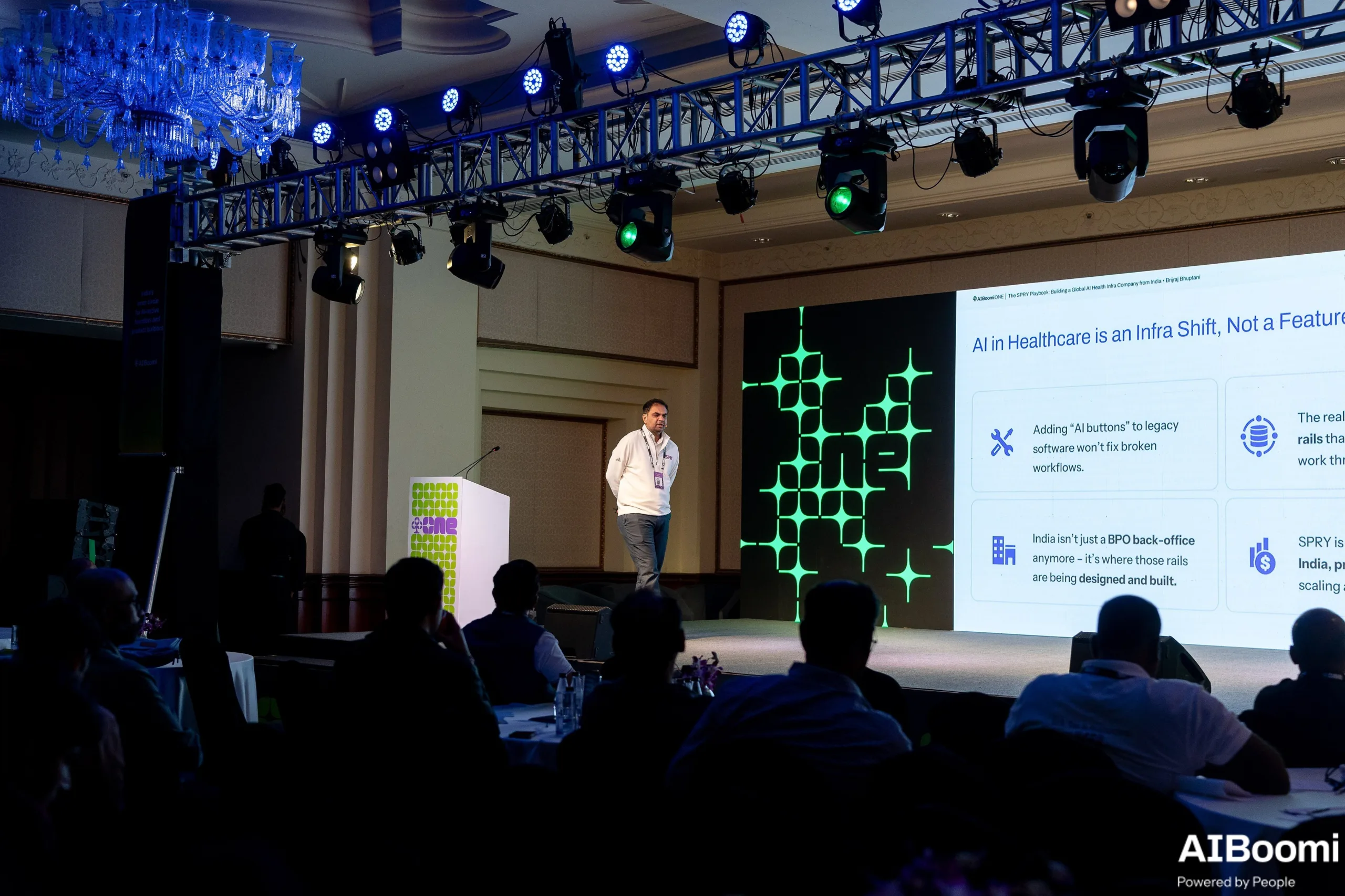 Brij founder of SPRY at AIBoomi ONE