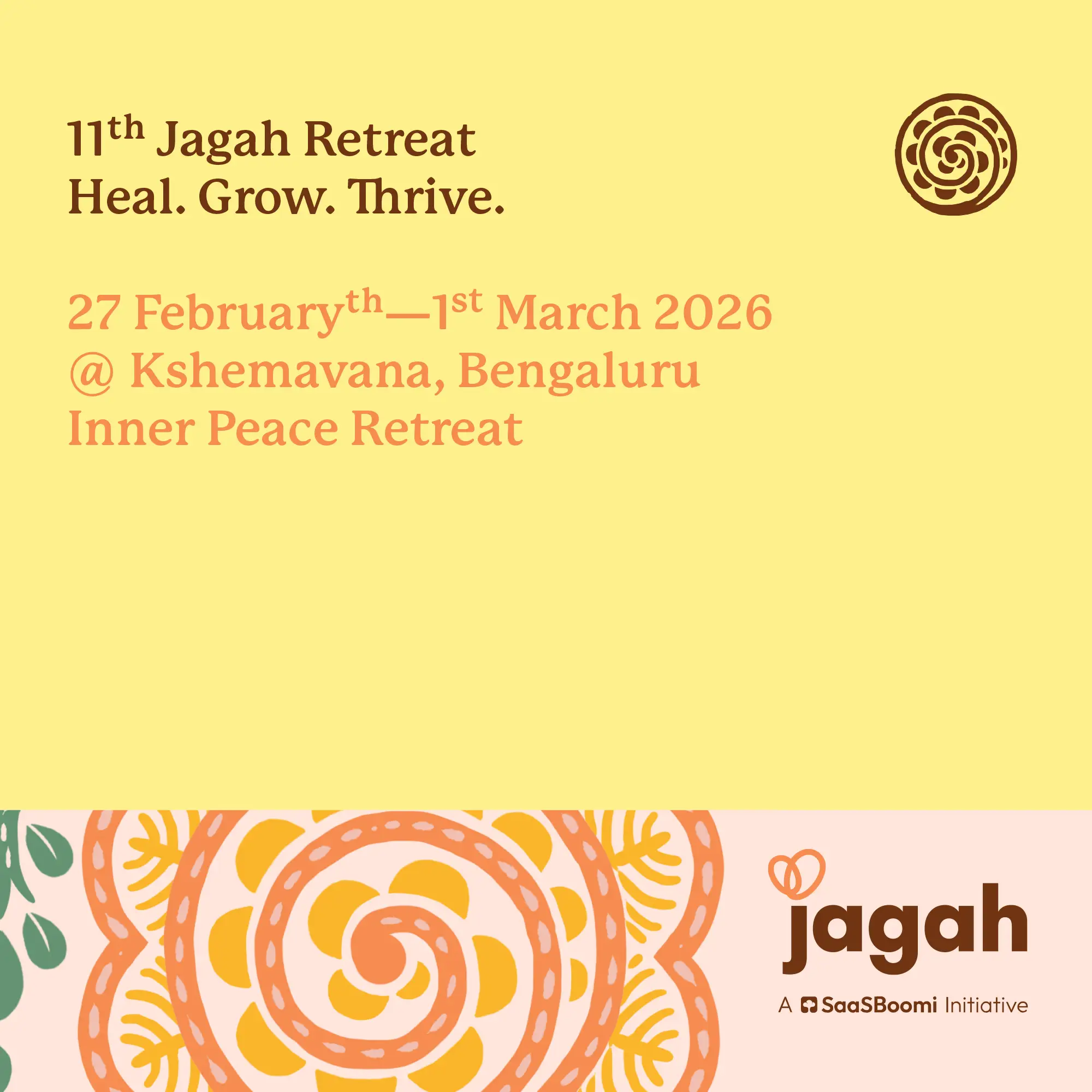 11th Jagah Founders’ Inner Peace Retreat