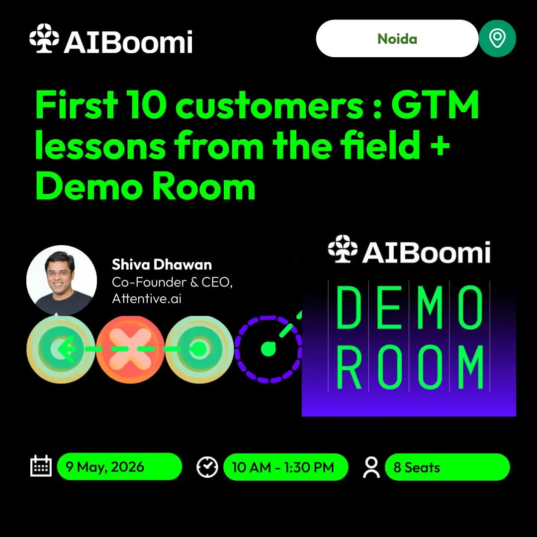 First 10 Customers – GTM Lessons from the Field + Demo Room